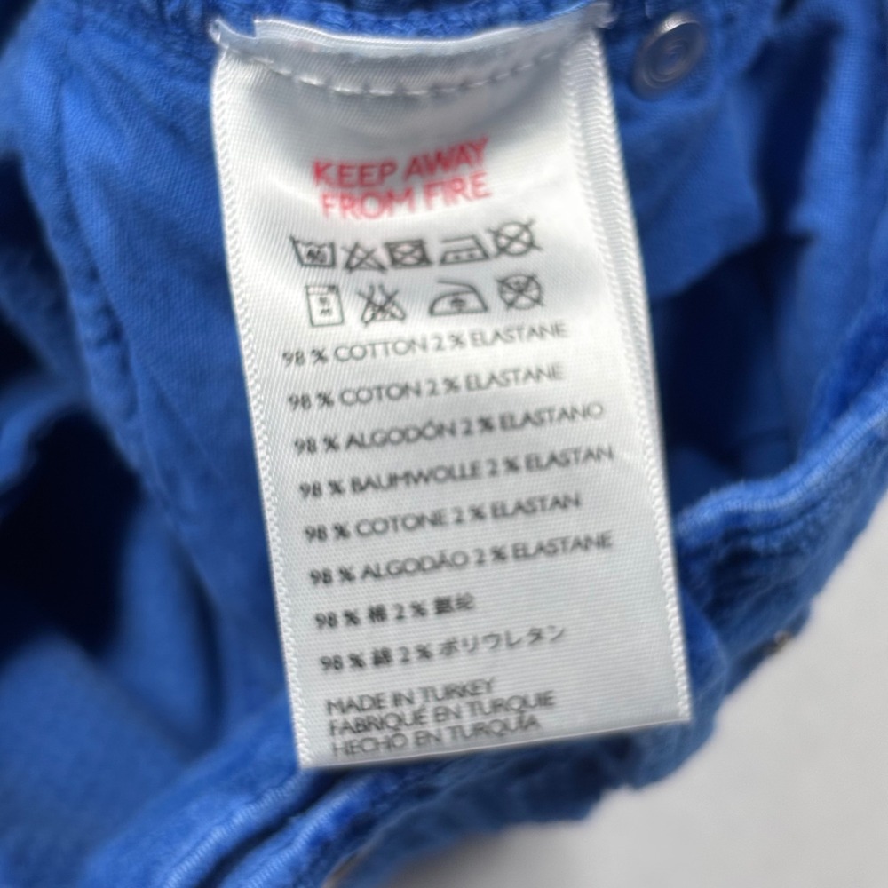 BDG Urban Outfitters Flare Corduroy Pants Womens 26 25X31 Blue Bellbottoms Retro - Picture 8 of 9